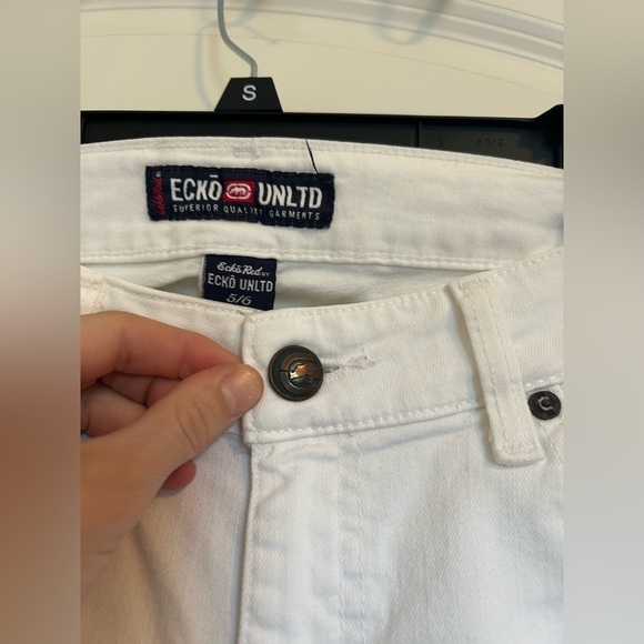 Ecko Unlimited womans White bermuda Shorts - Picture 3 of 9